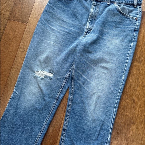 Men’s Vintage 90s Levi’s orange tab denim jeans - Picture 6 of 9